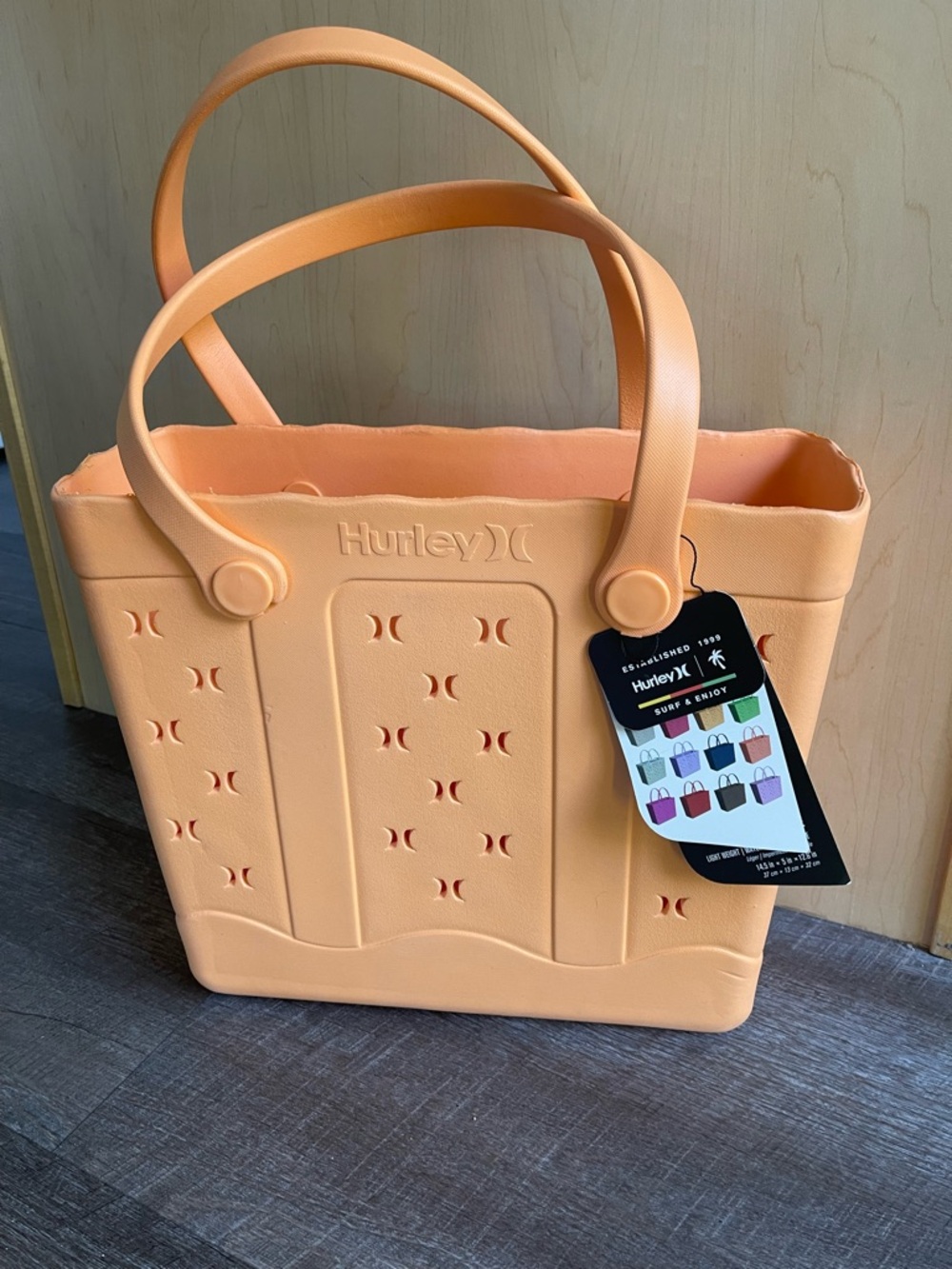 Hurley Peach Beach Tote NWT